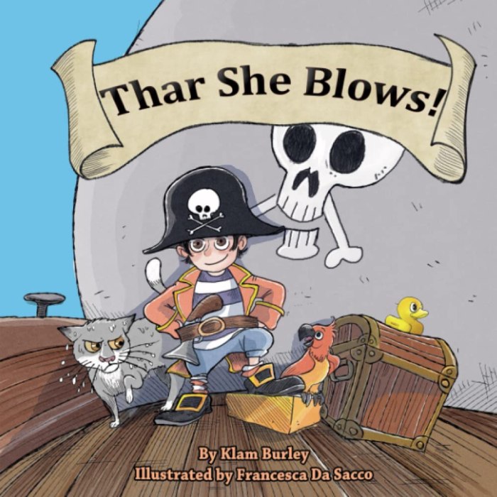 Book Review: “Thar She Blows!” by Klam Burley (Illustrated by Francesca Da Sacco)